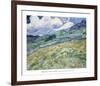 Landscape from Saint-Remy, 1889-Vincent van Gogh-Framed Art Print