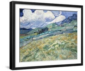 Landscape from Saint-Remy, 1889-Vincent van Gogh-Framed Giclee Print