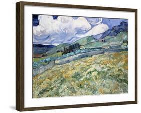 Landscape from Saint-Rémy-Vincent van Gogh-Framed Giclee Print