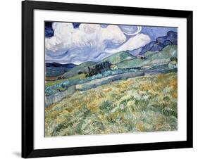 Landscape from Saint-Rémy-Vincent van Gogh-Framed Giclee Print