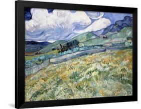 Landscape from Saint-Rémy-Vincent van Gogh-Framed Giclee Print