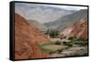 Landscape from the Camino De Los Colorados Trail around Purmamarca-Yadid Levy-Framed Stretched Canvas