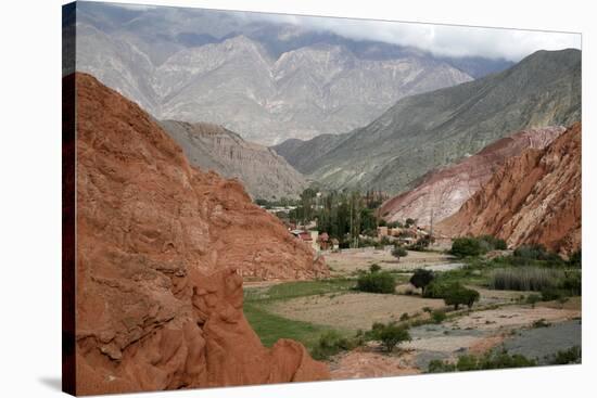 Landscape from the Camino De Los Colorados Trail around Purmamarca-Yadid Levy-Stretched Canvas