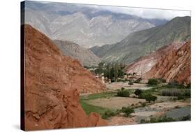 Landscape from the Camino De Los Colorados Trail around Purmamarca-Yadid Levy-Stretched Canvas