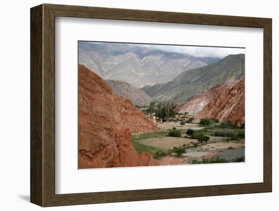 Landscape from the Camino De Los Colorados Trail around Purmamarca-Yadid Levy-Framed Photographic Print