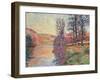 Landscape from the River Creuse, C.1912 (Oil on Canvas)-Jean Baptiste Armand Guillaumin-Framed Giclee Print