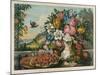 Landscape, Fruit and Flowers, 1862-Frances Flora Bond Palmer-Mounted Giclee Print