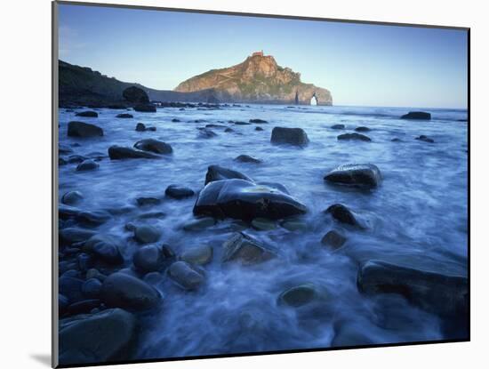 Landscape Gaztelugatxe Coast, Basque Country, Bay of Biscay, Spain, October 2008-Popp-Hackner-Mounted Photographic Print