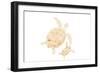 Landscape Gold Turtles White-Sarah Manovski-Framed Giclee Print