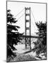 Landscape, Golden Bridge, Black and White Photography, San Francisco, California, United States-Philippe Hugonnard-Mounted Photographic Print