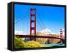 Landscape - Golden Gate Bridge - San Francisco - California - United States-Philippe Hugonnard-Framed Stretched Canvas