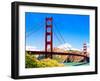 Landscape - Golden Gate Bridge - San Francisco - California - United States-Philippe Hugonnard-Framed Premium Photographic Print