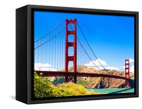 Landscape - Golden Gate Bridge - San Francisco - California - United States-Philippe Hugonnard-Framed Stretched Canvas