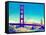 Landscape - Golden Gate Bridge - San Francisco - California - United States-Philippe Hugonnard-Framed Stretched Canvas