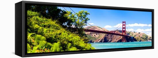 Landscape - Golden Gate Bridge - San Francisco - California - United States-Philippe Hugonnard-Framed Stretched Canvas