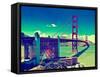 Landscape - Golden Gate Bridge - San Francisco - California - United States-Philippe Hugonnard-Framed Stretched Canvas