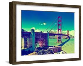 Landscape - Golden Gate Bridge - San Francisco - California - United States-Philippe Hugonnard-Framed Premium Photographic Print