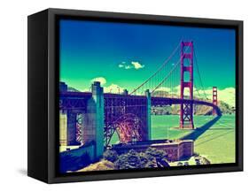 Landscape - Golden Gate Bridge - San Francisco - California - United States-Philippe Hugonnard-Framed Stretched Canvas