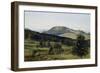 Landscape, Hill and Dale-Albert Bierstadt-Framed Giclee Print