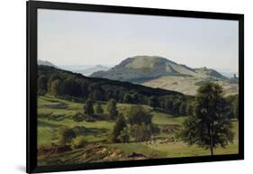 Landscape, Hill and Dale-Albert Bierstadt-Framed Giclee Print