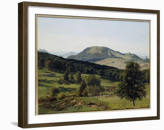 Landscape - Hill and Dale-Albert Bierstadt-Framed Giclee Print