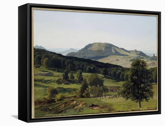 Landscape - Hill and Dale-Albert Bierstadt-Framed Stretched Canvas