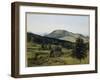 Landscape - Hill and Dale-Albert Bierstadt-Framed Giclee Print