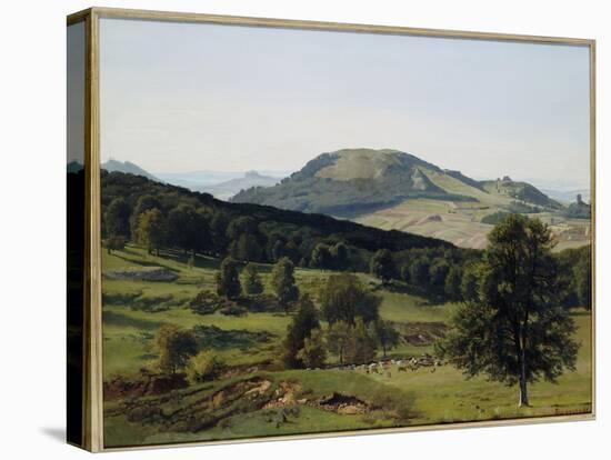 Landscape - Hill and Dale-Albert Bierstadt-Stretched Canvas