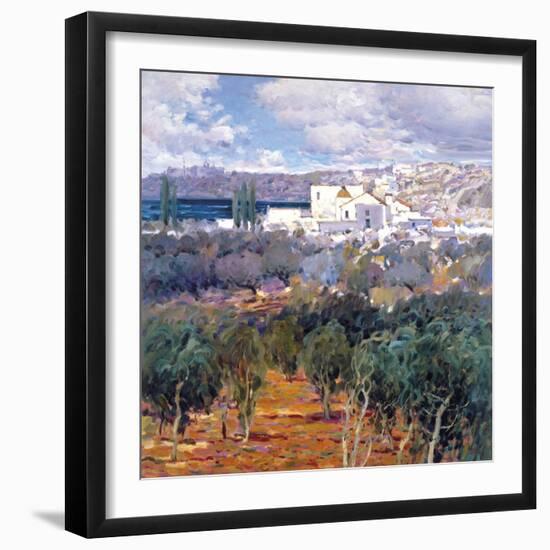 Landscape II-Malva-Framed Giclee Print