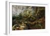 Landscape in a Thunderstorm, Philemon and Baucis, Jupiter and Mercury, circa 1620-Peter Paul Rubens-Framed Giclee Print