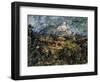 Landscape in Aix (Mont Sainte-Victoir), C1906-Paul Cézanne-Framed Giclee Print