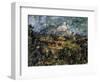 Landscape in Aix (Mont Sainte-Victoir), C1906-Paul Cézanne-Framed Giclee Print