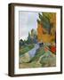 Landscape in Arles Near the Alyscamps, 1888-Paul Gauguin-Framed Giclee Print