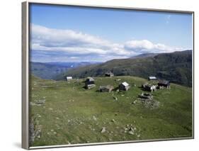 Landscape in Aurlandsdalen, Sogn Og Fjordane, Norway, Scandinavia-Hans Peter Merten-Framed Photographic Print