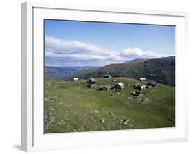 Landscape in Aurlandsdalen, Sogn Og Fjordane, Norway, Scandinavia-Hans Peter Merten-Framed Photographic Print