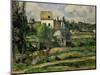 Landscape in Auvers-Paul Cézanne-Mounted Giclee Print