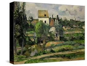 Landscape in Auvers-Paul Cézanne-Stretched Canvas