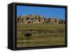 Landscape in Badlands National Park-Layne Kennedy-Framed Stretched Canvas