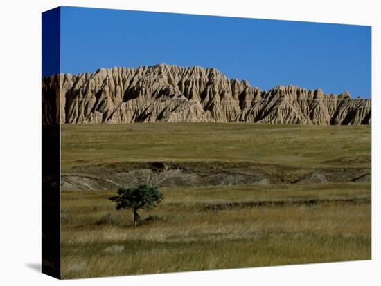 Landscape in Badlands National Park-Layne Kennedy-Stretched Canvas