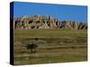 Landscape in Badlands National Park-Layne Kennedy-Stretched Canvas