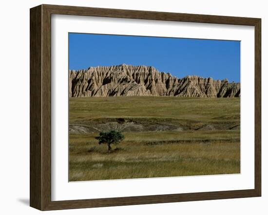 Landscape in Badlands National Park-Layne Kennedy-Framed Photographic Print