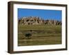 Landscape in Badlands National Park-Layne Kennedy-Framed Photographic Print