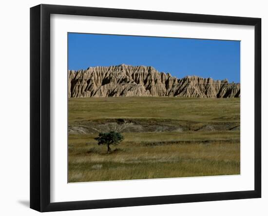 Landscape in Badlands National Park-Layne Kennedy-Framed Photographic Print