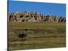 Landscape in Badlands National Park-Layne Kennedy-Stretched Canvas