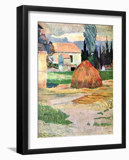 Landscape in Brittany, 1888-Paul Gauguin-Framed Giclee Print