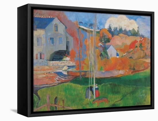 Landscape in Brittany - the David Mill-Michelangelo Buonarroti-Framed Stretched Canvas