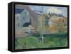 Landscape in Brittany. the David Mill-Paul Gauguin-Framed Stretched Canvas