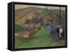 Landscape in Brittany-Paul Gauguin-Framed Stretched Canvas