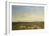 Landscape in Carneiros, Paisaje Con Carneiros-Jose Velasco-Framed Giclee Print