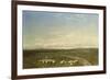 Landscape in Carneiros, Paisaje Con Carneiros-Jose Velasco-Framed Giclee Print